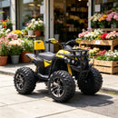 Yellow 12V Electric ATV Ride-On Quad for Kids with Headlights & Durable Wheels Magic Cars Variant 0