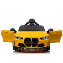 12V Yellow Kids Ride-On Toy Car with 2.4G Parent Remote Control and Three-Speed Settings Magic Cars Variant 0
