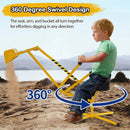 Yellow Sand Digger with Stable Base and Swiveling Seat Magic Cars 8