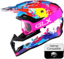 YH15 Kids Youth ATV Off-Road Dirt Bike Motocross Goggles with Anti-Fog and Impact Resistance Magic Cars 4