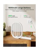 YISSVIC 2-in-1 Foldable Electric Fly Swatter and Bug Zapper Racket Magic Cars 1