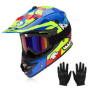 Kids Youth Dirt Bike Helmets for Motocross, ATV, BMX, and Offroad Riding Magic Cars Variant 0