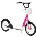 Youth Kick Scooter with Adjustable Handlebars, Double Brakes, and 16-Inch Inflatable Tires Magic Cars 0