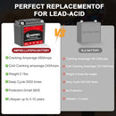 YTX14-BS Lithium Powersports Battery 12V 8Ah 480A Magic Cars 5