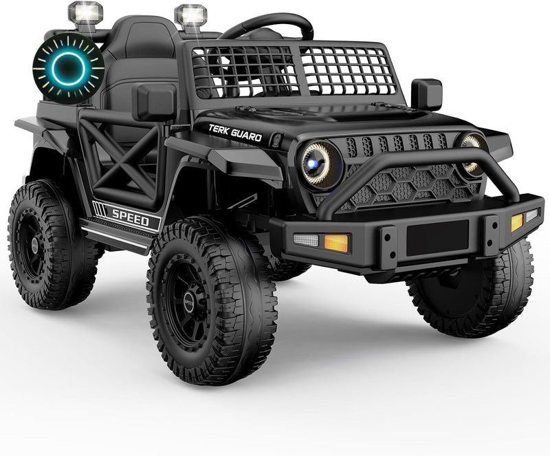 12V Electric Ride-On Jeep Truck with Power Wheels for Toddlers Ages 1-3 Magic Cars 10