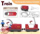 Z MAYABBO Remote-Controlled Wooden City Train Set Magic Cars 2