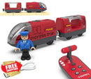 Z MAYABBO Remote-Controlled Wooden City Train Set Magic Cars Variant 0