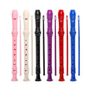 6 Pack German Style Soprano Recorders with Fingering Guide Magic Cars Variant 0
