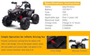 12V Electric Kids Ride-On Off-Road ATV Quad Bike with 2 Speeds - Red Magic Cars 9