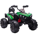 12V Electric Kids Ride-On Off-Road ATV Quad Car with 2 Speeds Green Magic Cars 0