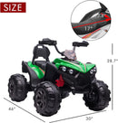 12V Electric Kids Ride-On Off-Road ATV Quad Car with 2 Speeds Green Magic Cars 2