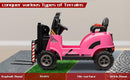 12V Kids Ride-On Forklift Toy Car with Horn for Pretend Construction Play Magic Cars 7