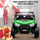 24V Kids Electric 2-Seater Ride-On UTV Truck 55in with Remote Control and 4x80W Motors Green Magic Cars 10