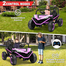 24V Kids 2-Seater Ride-On UTV Truck with 300W Motor, Remote Control, EVA Tires, Purple Magic Cars 2