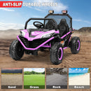24V Kids 2-Seater Ride-On UTV Truck with 300W Motor, Remote Control, EVA Tires, Purple Magic Cars 3