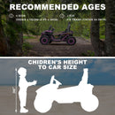 24V Kids 2-Seater Ride-On UTV Truck with 300W Motor, Remote Control, EVA Tires, Purple Magic Cars 7