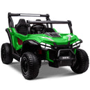 24V Kids Electric 4WD Ride-On UTV Truck, 2-Seater, Green, 80W Motor Magic Cars 0