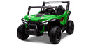 24V Kids Electric 4WD Ride-On UTV Truck, 2-Seater, Green, 80W Motor Magic Cars 18