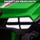 24V Kids Electric 4WD Ride-On UTV Truck, 2-Seater, Green, 80W Motor Magic Cars 6