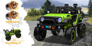 12V Electric 4-Wheel Kids Ride-On Truck with Remote Control and 2 Seats, Green Magic Cars 10