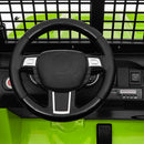 12V Electric 4-Wheel Kids Ride-On Truck with Remote Control and 2 Seats, Green Magic Cars 15