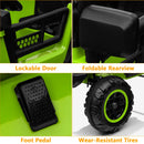 12V Electric 4-Wheel Kids Ride-On Truck with Remote Control and 2 Seats, Green Magic Cars 1