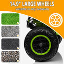 12V Electric 4-Wheel Kids Ride-On Truck with Remote Control and 2 Seats, Green Magic Cars 3