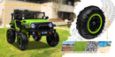 12V Electric 4-Wheel Kids Ride-On Truck with Remote Control and 2 Seats, Green Magic Cars 8