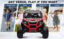 Kids Electric Ride-On UTV Truck 24V with 4WD/2WD and Remote Control Power Wheels Magic Cars 15