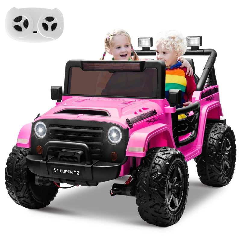 Kids Electric Ride-On Truck Car 24V 9AH Battery with 4WD/2WD Power - Purple Magic Cars 0