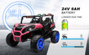 Kids Electric Ride-On UTV Truck with 24V Power, 4WD/2WD and Remote Control Magic Cars 12