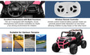 Kids Electric Ride-On UTV Truck with 24V Power, 4WD/2WD and Remote Control Magic Cars 14