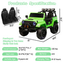 Kids 12V Electric Ride-On Jeep Truck with Remote Control and Powerful Battery Magic Cars 3