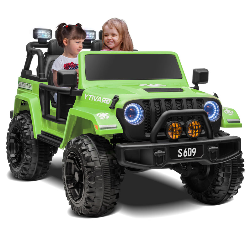 Kids 12V Electric Ride-On Jeep Truck with Remote Control and Powerful Battery Magic Cars Variant 0