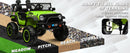 12V Electric Kids Ride-On Truck with Remote Control and 2 Seats, Green Magic Cars 13