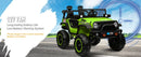 12V Electric Kids Ride-On Truck with Remote Control and 2 Seats, Green Magic Cars 14