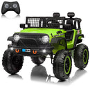 12V Electric Kids Ride-On Truck with Remote Control and 2 Seats, Green Magic Cars Variant 0