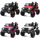 Kids 24V Electric Ride-On Truck with 2WD/4WD Switch and Dual Seats Magic Cars 12