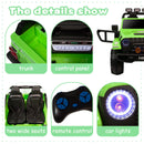 12V Electric Kids Ride-On Jeep Truck with Remote Control Battery-Powered Car Green Magic Cars 1
