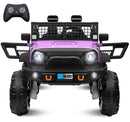 24V Electric Kids Ride-On Car with 2 Seats and 4WD/2WD Switch - Purple Magic Cars 7