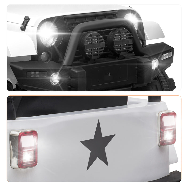 12V Kids Ride-On Jeep Truck Car with Remote Control and 3 Speed Settings Magic Cars 6