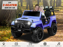 12V Electric Ride-On Jeep Truck for Kids with 2 Seats, 3 Speeds, and Remote Control, Blue Magic Cars 13