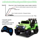 12V Electric Ride-On Jeep Truck for Kids, 2-Seater with 3 Speeds and Remote Control Magic Cars 5