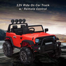 12V Electric Ride-On Kids Pickup Truck with 3-Speed Remote Control Magic Cars 6