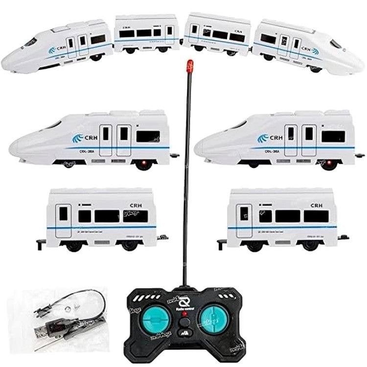4 Toyz Kids Express Train with Remote Control, Lights, Sounds, and Rechargeable Battery Magic Cars 5