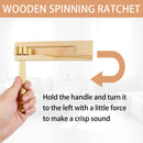 12-Pack Wooden Rattle Noisemakers for Football Fun Magic Cars 4
