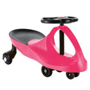 Zig Zag Wiggle Kids Ride-On Car Battery-Free Hot Pink for Girls 3 Years and Up Magic Cars 1