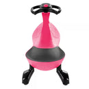 Zig Zag Wiggle Kids Ride-On Car Battery-Free Hot Pink for Girls 3 Years and Up Magic Cars 4