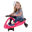 Zig Zag Wiggle Kids Ride-On Car Battery-Free Hot Pink for Girls 3 Years and Up Magic Cars 6