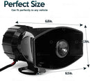 Tech 5-Tone Sound Car Siren with Mic and PA Speaker System for Emergency Vehicles Magic Cars 2